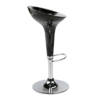 Eurostyle Ashley Adjustable Bar Stool in Black