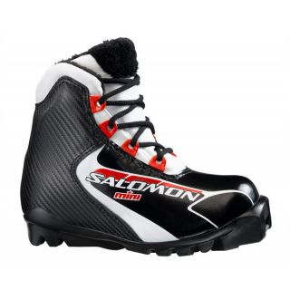 Salomon Mini Cross Country Ski Boots Black/Red   Kids, Youth