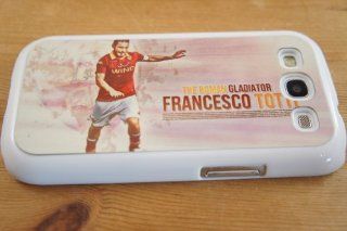 White Francesco Totti Roma Design Samsung Galaxy s3 i9300 Case/Cover Hard plastic and metal Cell Phones & Accessories