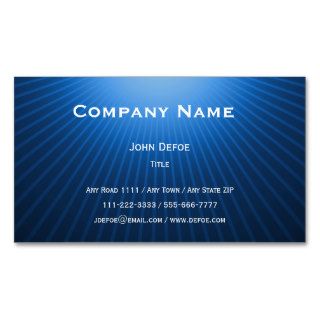 Classy Elegant Professional Blue Business Card