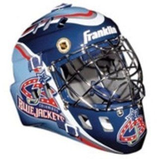 NHL Mini Goalie Mask Ornament NHL Team Columbus Blue Jackets  Hockey Sticks  Sports & Outdoors