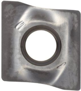 Sandvik Coromant COROMILL Carbide Milling Insert, R590 Style, Diamond, H10 Grade, Uncoated, R590110504HNL, 0.197" Thick, 0.016" Corner Radius (Pack of 10)