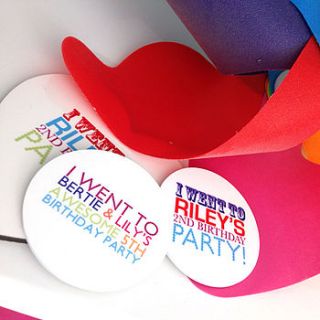personalised party bundles by pickle pie gifts