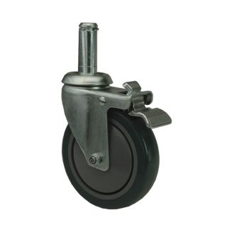 Quantum Swivel Stem Casters for Wire Shelving System — Poly, Model# WR-00H  Wire Shelving Accessories