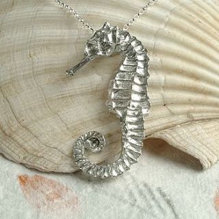 seahorse necklace by coastal creatives