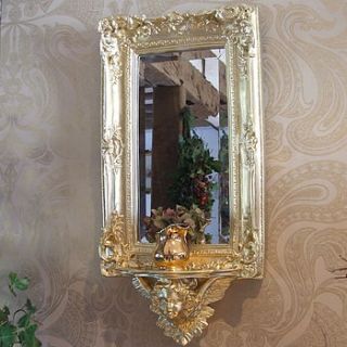 cherub shelf mirror by figa & co. ltd
