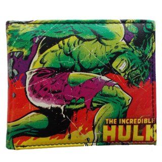 Genuine Marvel Comics 'The Incredible Hulk' Bi Fold Wallet in Tin Jewelry Accessories Jewelry