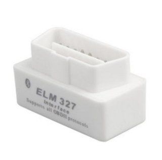 Mini Vgate Bluetooth White Elm327 Wireless OBD II ELM 327 Interface  Automotive Electronic Security Products 