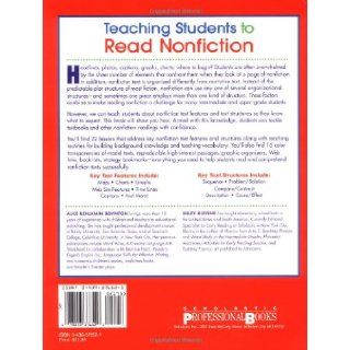 Teaching Students to Read Nonfiction Grades 4 and Up 22 Easy Lessons With Color Transparencies, High Interest Passages, and PracticeTexts (Scholastic Teaching Strategies) (9780439376525) Alice Boynton, Wiley Blevins Books