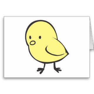 Baby Chicken Greeting Card