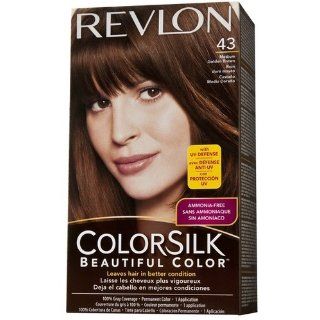 Revlon ColorSilk Beautiful Color 30 Dark Brown  Chemical Hair Dyes  Beauty
