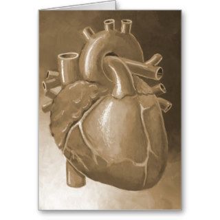Severed Heart Valentine Greeting Cards