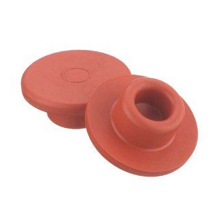 Wheaton 224100 330 Rubber 30mm Straight Plug Style Stopper, Natural Red Rubber/40 (Case of 1000) Science Lab Rubber Stoppers