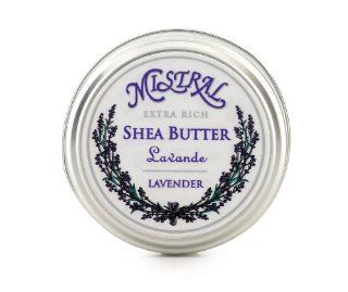 Mistral Shea Butter Small, Lavender, .4 oz  Body Butters  Beauty
