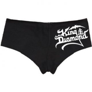 King Diamond Logo With Pentagram Booty Shorts Clothing