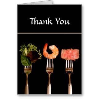 Dinner Party Thank You Card Greeting Cards