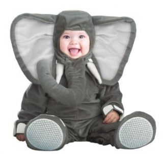 Costume Adventure Unisex baby Cuddly Elephant Costume Infant And Toddler Costumes Clothing
