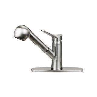 Dyconn Faucet 'Miracle' Brushed Nickel Pull Out Kitchen Faucet Dyconn Faucet Kitchen Faucets