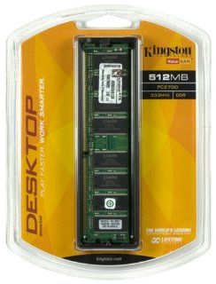 Kingston ValueRAM 512MB 333MHz PC2700 DDR Desktop Memory (KVR333/512R) Electronics
