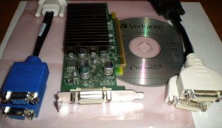 Nvidia Quadro NVS280 64MB Dual VGA Low Profile SFF PCI Express Video Graphics Card Computers & Accessories