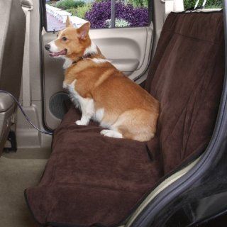 Guardian Gear Polyester Heated Dog Car Seat Cover, Chocolate  Automotive Pet Seat Covers 