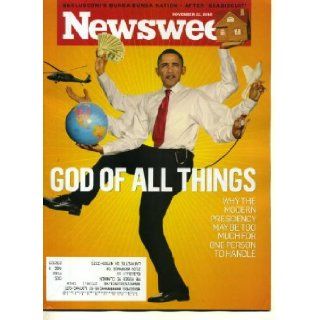 Newsweek November 22 2010 President Barak Obama on Cover (God of All Things), Laura Hillenbrand/Unbroken, National Museum of American Jewish History, The King's Speech, Harry Potter and the Deathly Hallows Part 1 Newsweek Magazine Books