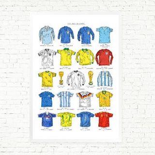 fifa world cup winners print by bloom boutique