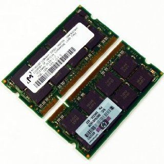 HP DX763A 1GB PC2700 DDR 333MHz CL2.5 SODIMM Laptop Notebook Memory 396330 632 MT16VDDF12864HY 335D2 Computers & Accessories