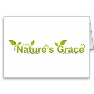 Nature's Grace with Ladybug Greeting Card