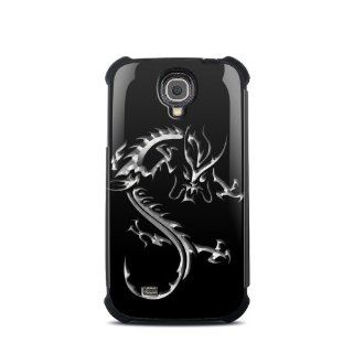 Chrome Dragon Design Silicone Snap on Bumper Case for Samsung Galaxy S4 GT i9500 SGH i337 Cell Phone Cell Phones & Accessories