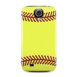 Softball Design Clip on Hard Case Cover for Samsung Galaxy S4 GT i9500 SGH i337 Cell Phone Cell Phones & Accessories