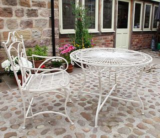 cream secret garden table and chair range by dibor