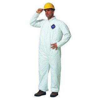 Tyvek Coverall Zip Ft 6Xl   Protective Work And Lab Coveralls  