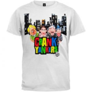 Crank Yankers   Mens Greetings T shirt Medium White Movie And Tv Fan T Shirts Clothing
