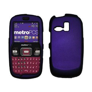 Purple Hard Case Cover for Samsung Freeform SCH R350 SCH R351 Cell Phones & Accessories
