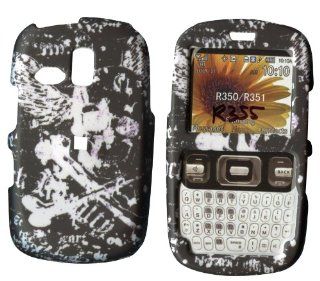 Wings Samsung Freeform / Link / R350 / R351 / R355 / TracFone Case Cover Hard Snap on Rubberized Touch Phone Cover Case Faceplates Cell Phones & Accessories