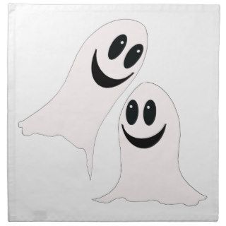Cute Halloween Cartoon Ghosts Napkin