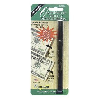 Dri Mark Smart Money Counterfeit Bill Detector Pen for Use with U.S. Currency, Black/Dark Brown (351B1)  Currency Marker 