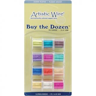 Artistic Wire Color Copper Wire 12 Color Pack   26 Gauge