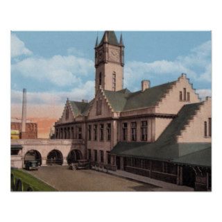 Knoxville Tennessee Southern Railroad Depot Poster