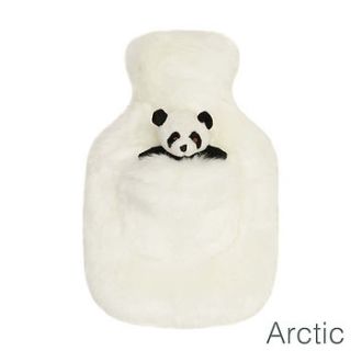 faux fur children's hot water bottles by helen moore