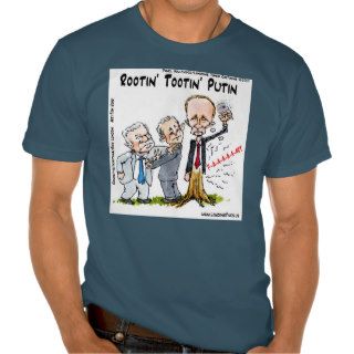 Rootin Tootin Vlad Putin Funny Organic Mens Tee Shirts