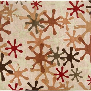 Surya Athena Off White Transitional Accent Rug   8' Square