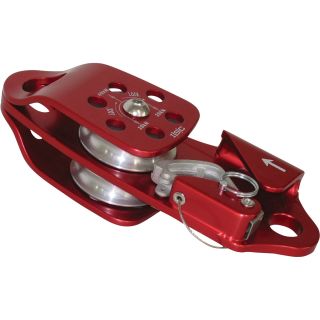 Portable Winch Double Swing Side Self-Locking Pulley — 9000-lb. Break Strength, Model# PCA-1272  Winch Parts