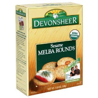 Devonsheer Organic Melba Rounds Sesame    5.25 oz Health & Personal Care