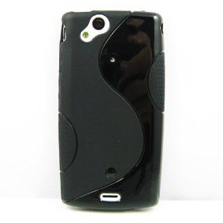 New Black Clear S Line Frosted Soft Case Cover Skin For Sony Ericsson Xperia Arc S Lt15i Lt18i X12 Cell Phones & Accessories