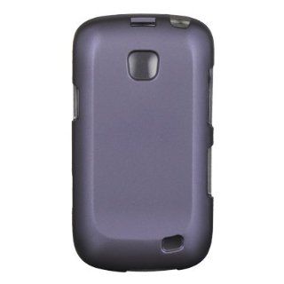 Dark Purple Rubberized Protector Case for Samsung Illusion i110 Cell Phones & Accessories