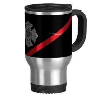 The Thin Red Line Firefighter Coffee Mug