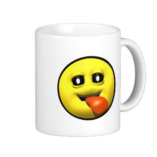 Smiley Emoticon Tongue (A) Coffee Mugs