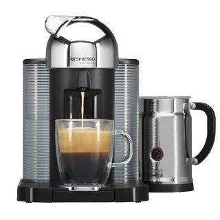 VertuoLine Coffee and Espresso Machine and Aero+ Bundle Color Chrome Kitchen & Dining